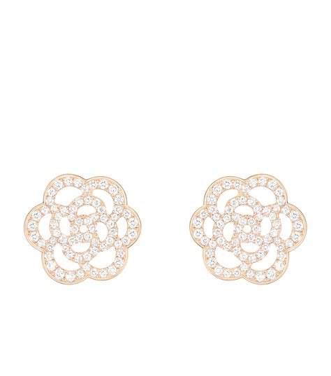 chanel camelia rossa|chanel camelia earrings.